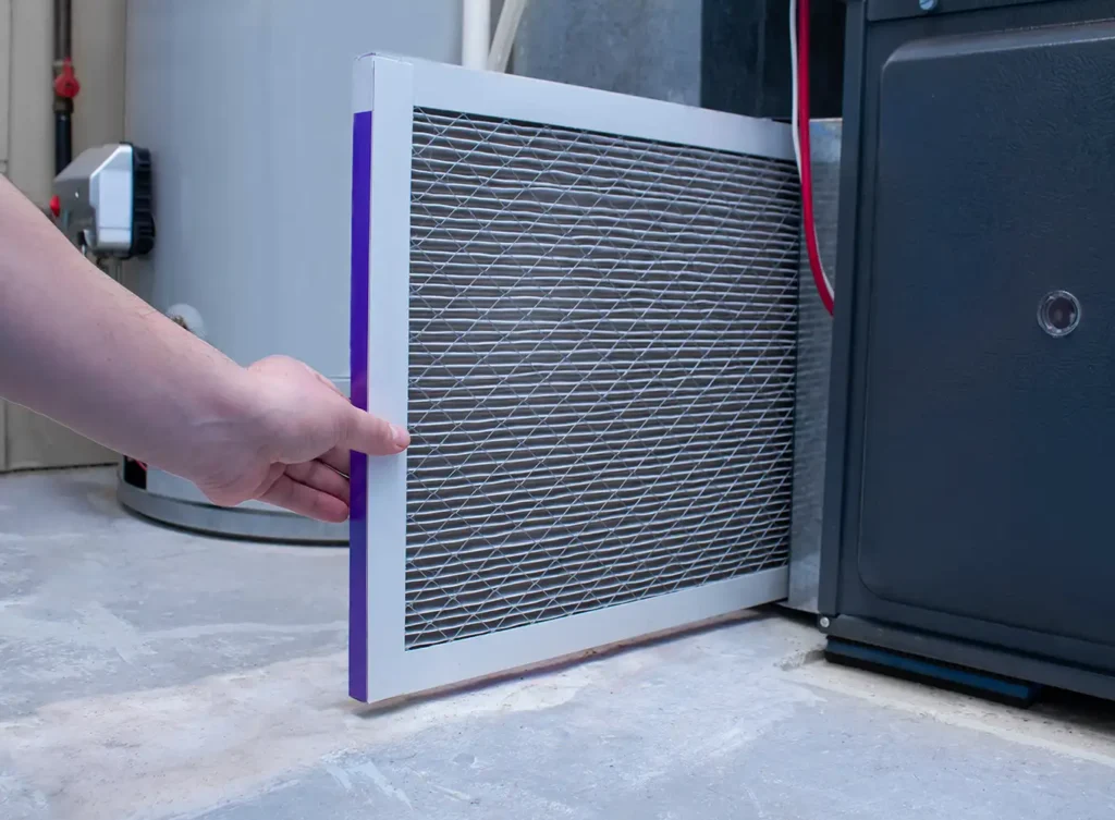 replacing an air filter springfield il