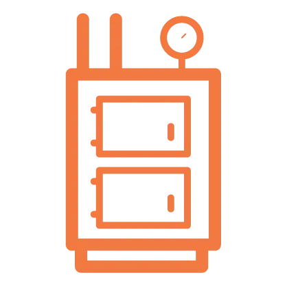 heating installation icon